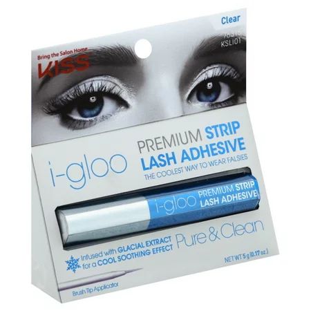 KISS Igloo Strip Lash Adhesive- Clear | Walmart (US)