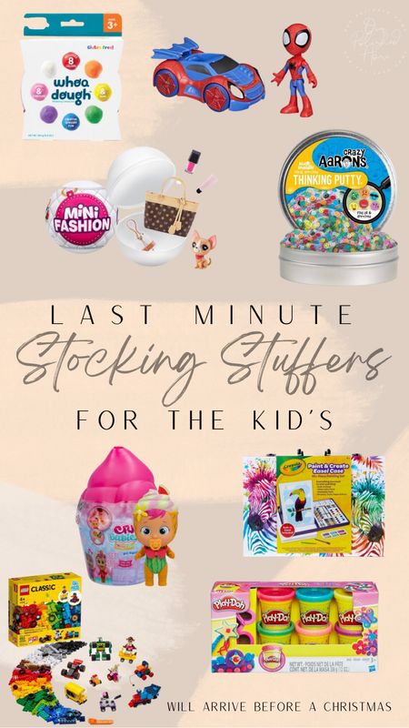 Last Minute Stocking Stuffers for the kiddo’s

Will arrive before Christmas- if you choose to ship. 

Buy one get one 50% off on select toys! 

#LTKGiftGuide #LTKHoliday #LTKSeasonal