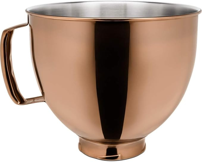 KitchenAid Stainless Steel Mixing Bowl 4.8L 5KSM5SSBRC Copper | Amazon (US)