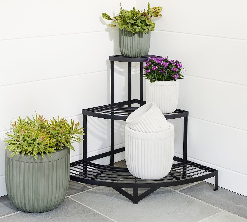 Lenox Modular Corner Plant Etagere Center | Pottery Barn (US)