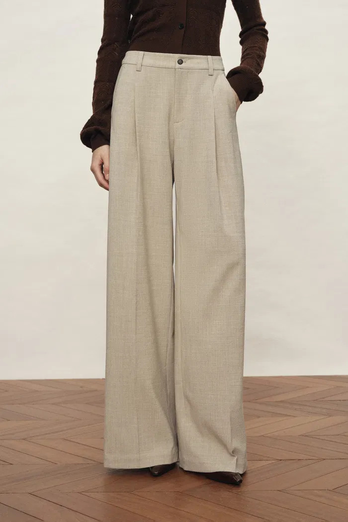 Solo Baggy Pants in Linen Style Blend | Fabrique