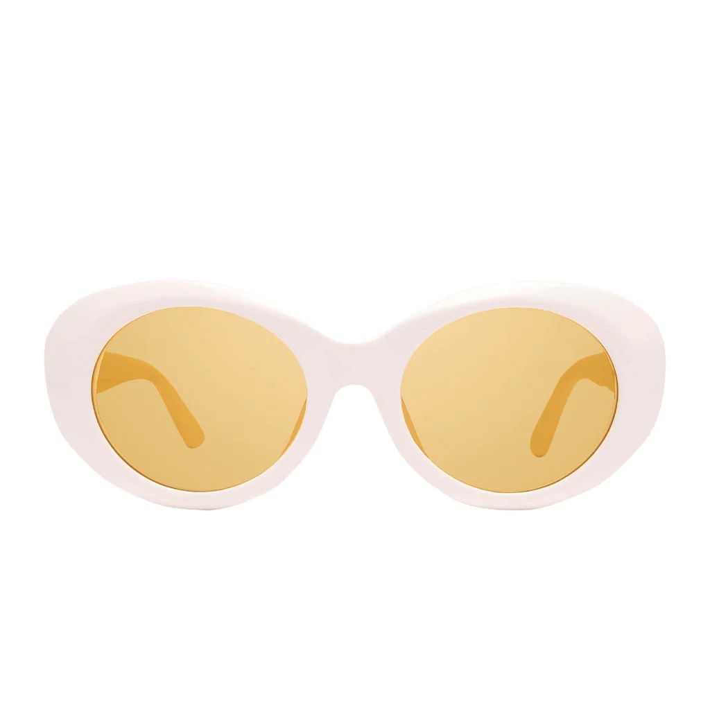 OLIVIA - WHITE + YELLOW | DIFF Eyewear