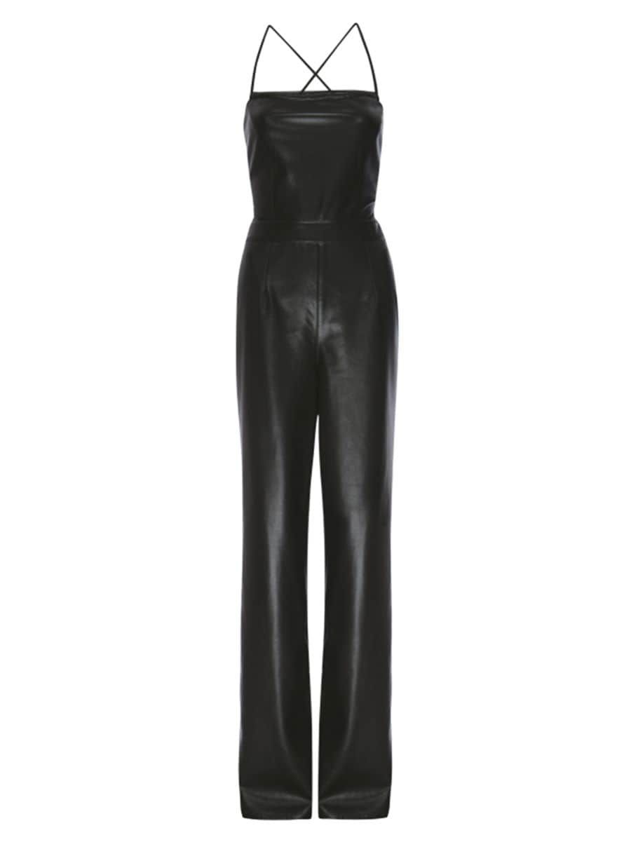 Vacay Faux Leather Jumpsuit | Saks Fifth Avenue
