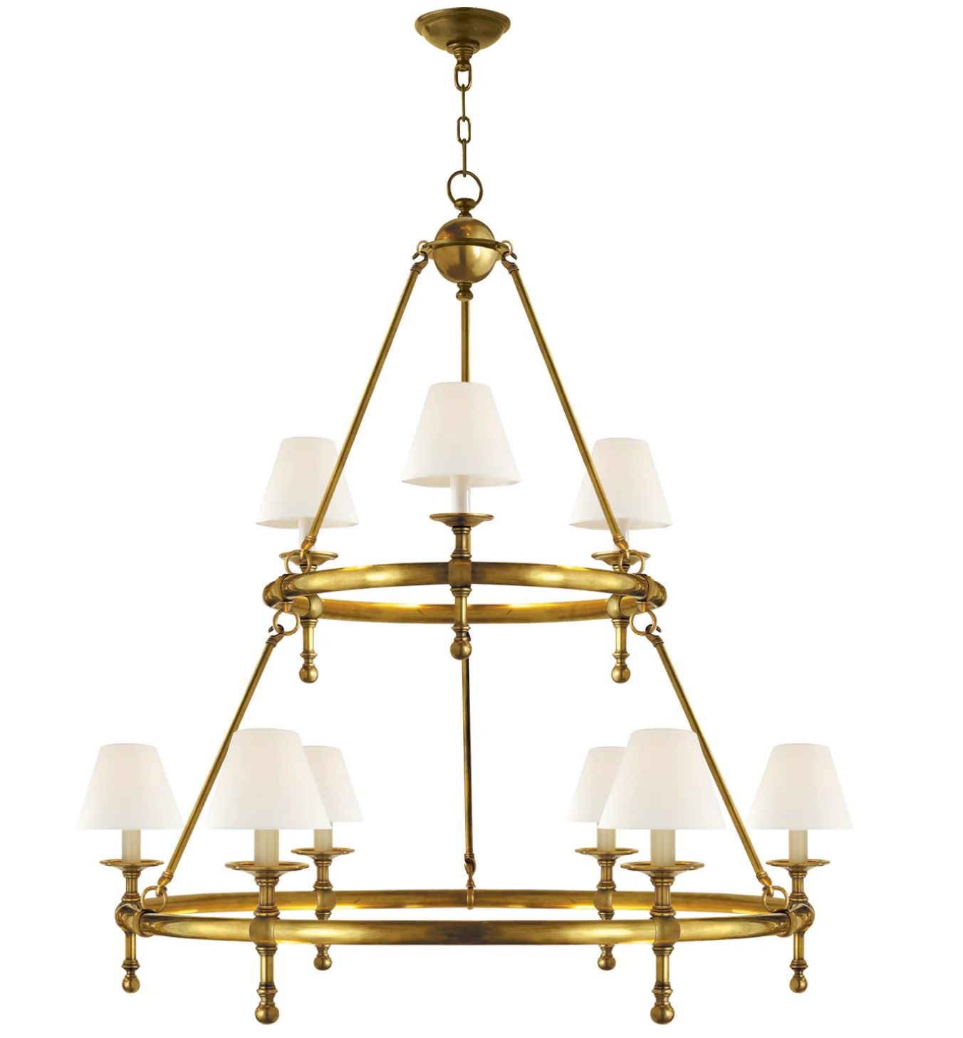 Sara Two-Tier Ring Chandelier | House of Blum