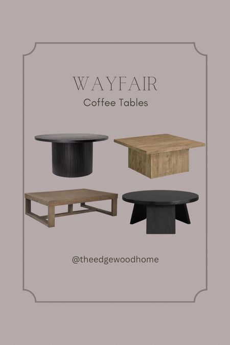 Way Day Sale 
Coffee Tables

#LTKhome #LTKsalealert