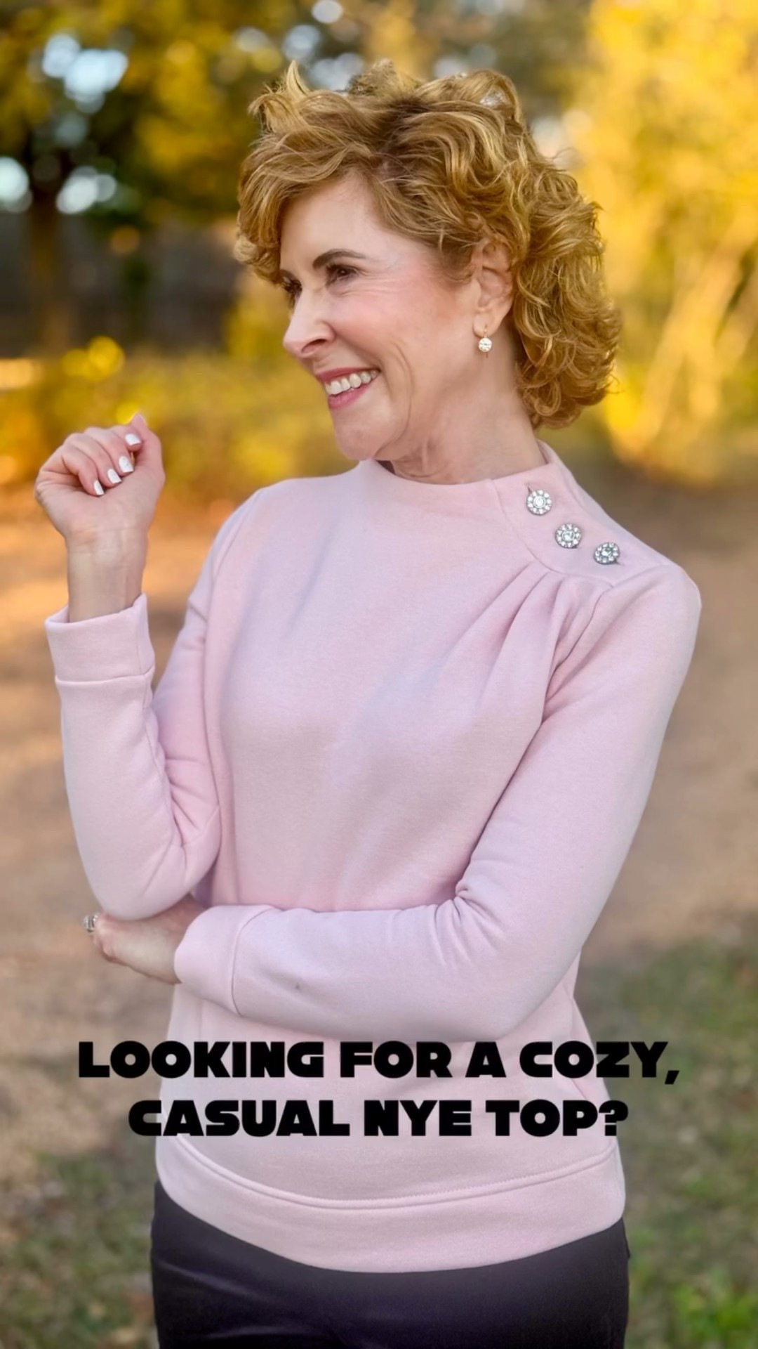 NYE plans: comfy… but make it cute. ✨
If your idea of ringing in the New Year includes cozy vibes, good food, and zero pinchy outfits, this Jewel Button Shoulder Sweatshirt is calling your name.
🩷🥳
This fleece-lined sweatshirt is soft, warm, and secretly elevated thanks to those sparkly shoulder buttons (hello, effortless polish!). It’s the perfect casual New Year’s Eve outfit for staying in, heading to a low-key dinner, or watching the ball drop on the couch with people you love. 💕

It comes in 3 gorgeous color options, pairs beautifully with everything in this collection, and it’s selling FAST. If you’ve been eyeing it, this is your friendly nudge to grab it before your size is gone. 

#LTKHoliday #LTKSaleAlert #LTKSeasonal