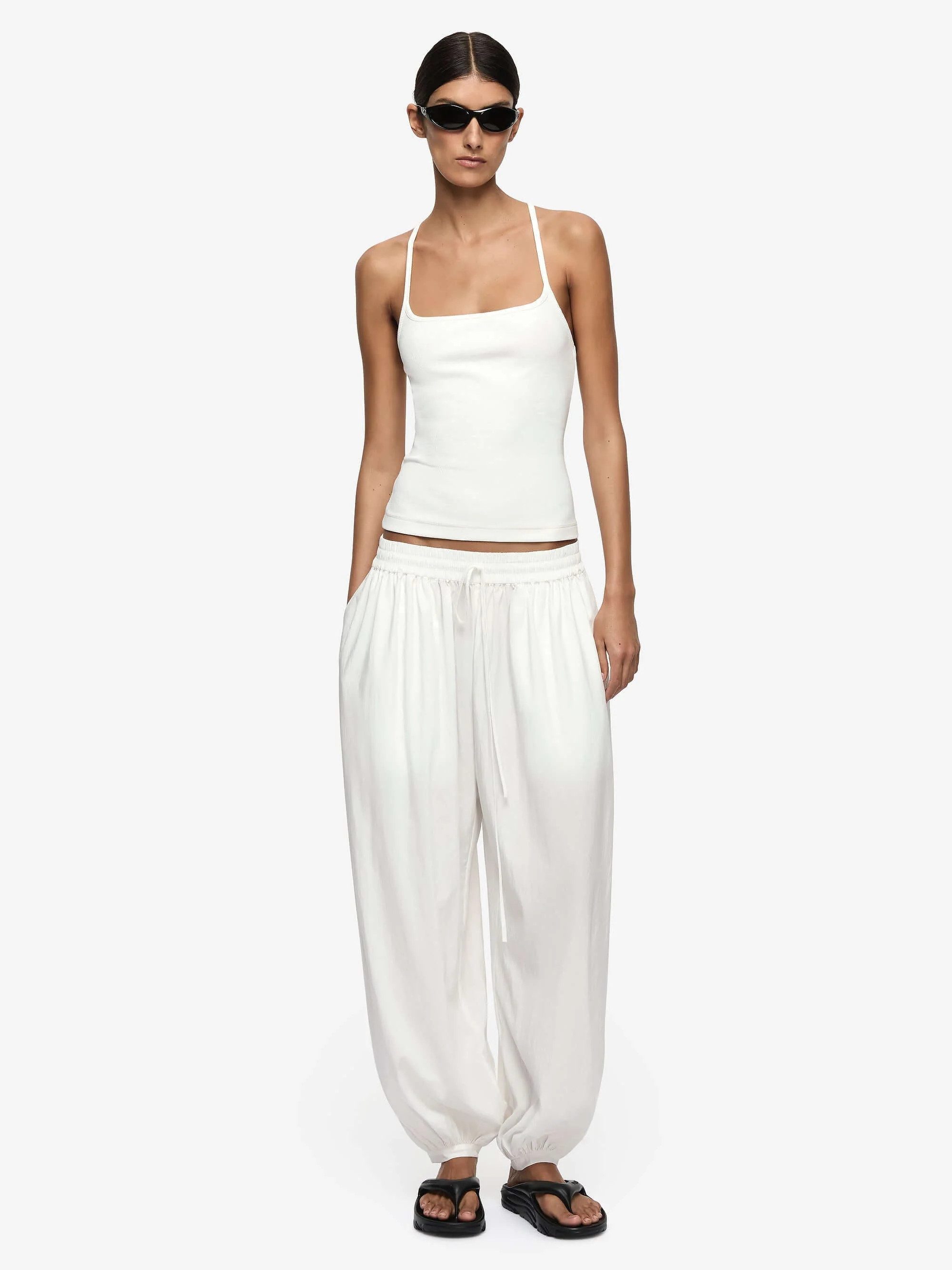 ASTRID WIDE LEG PANT - ECRU | Bec & Bridge (Global)
