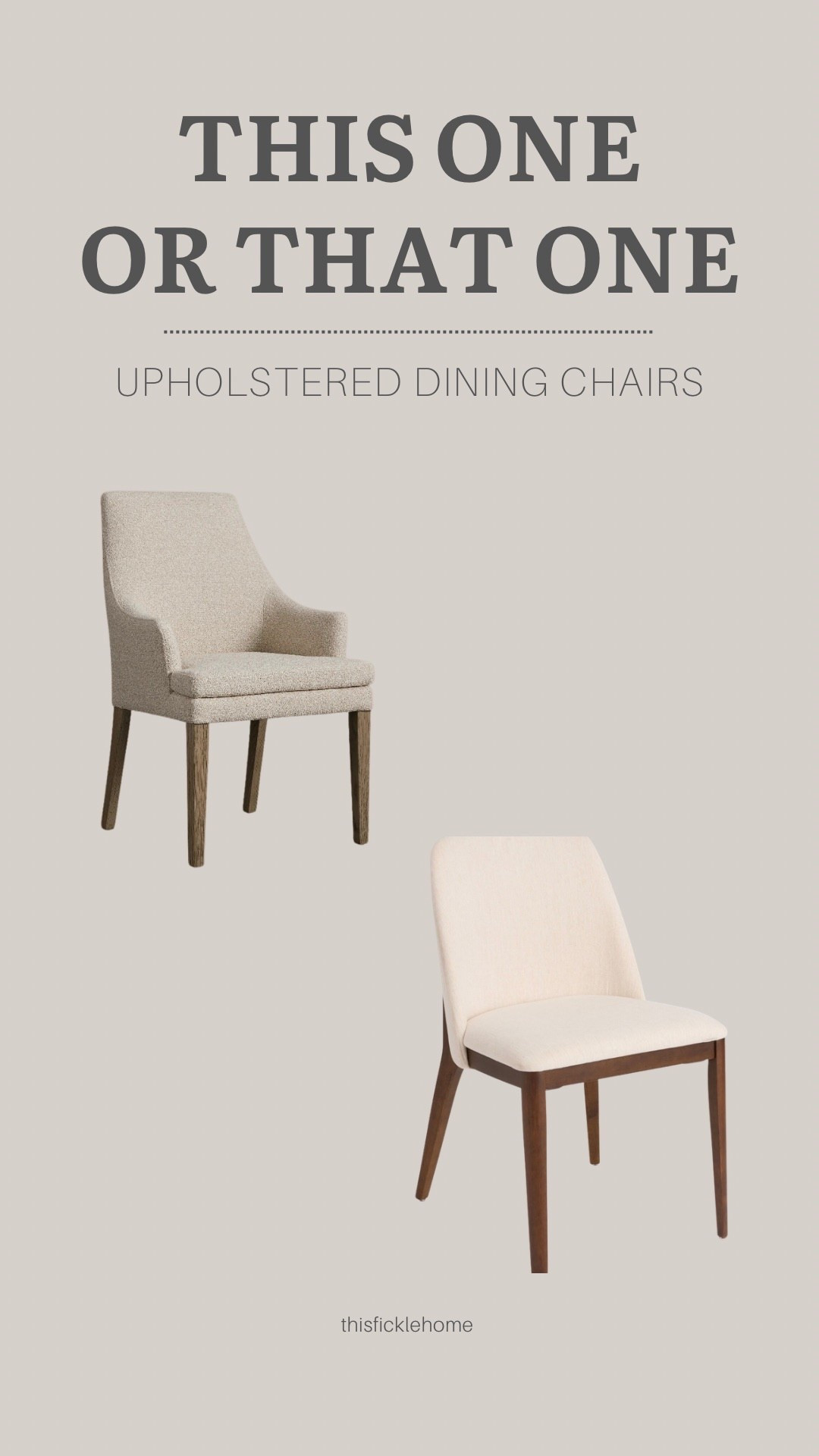 High-end product dupes

Upholstered dining chairs

Arhaus
World Market

#LTKSaleAlert #LTKHome