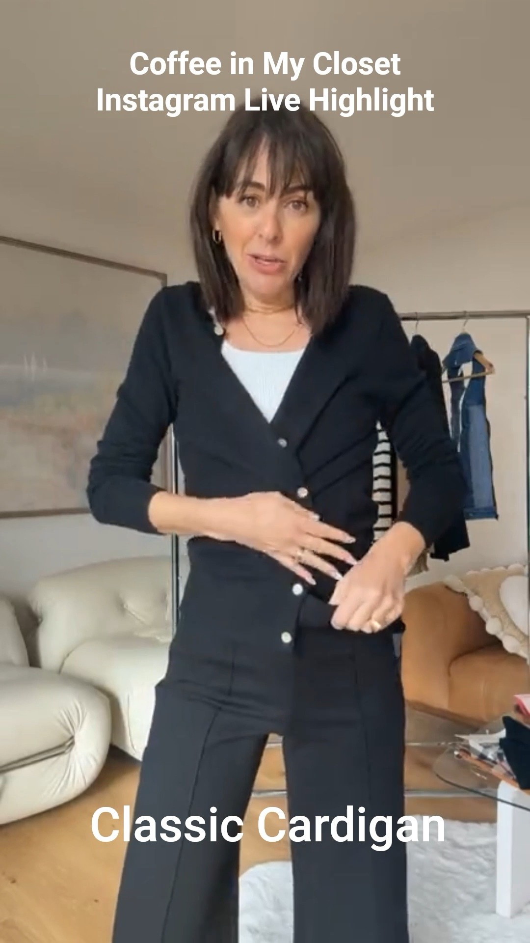 Highlights from coffee in my closet a life styling session each week on Instagram.

Try a new take on a traditional twin set