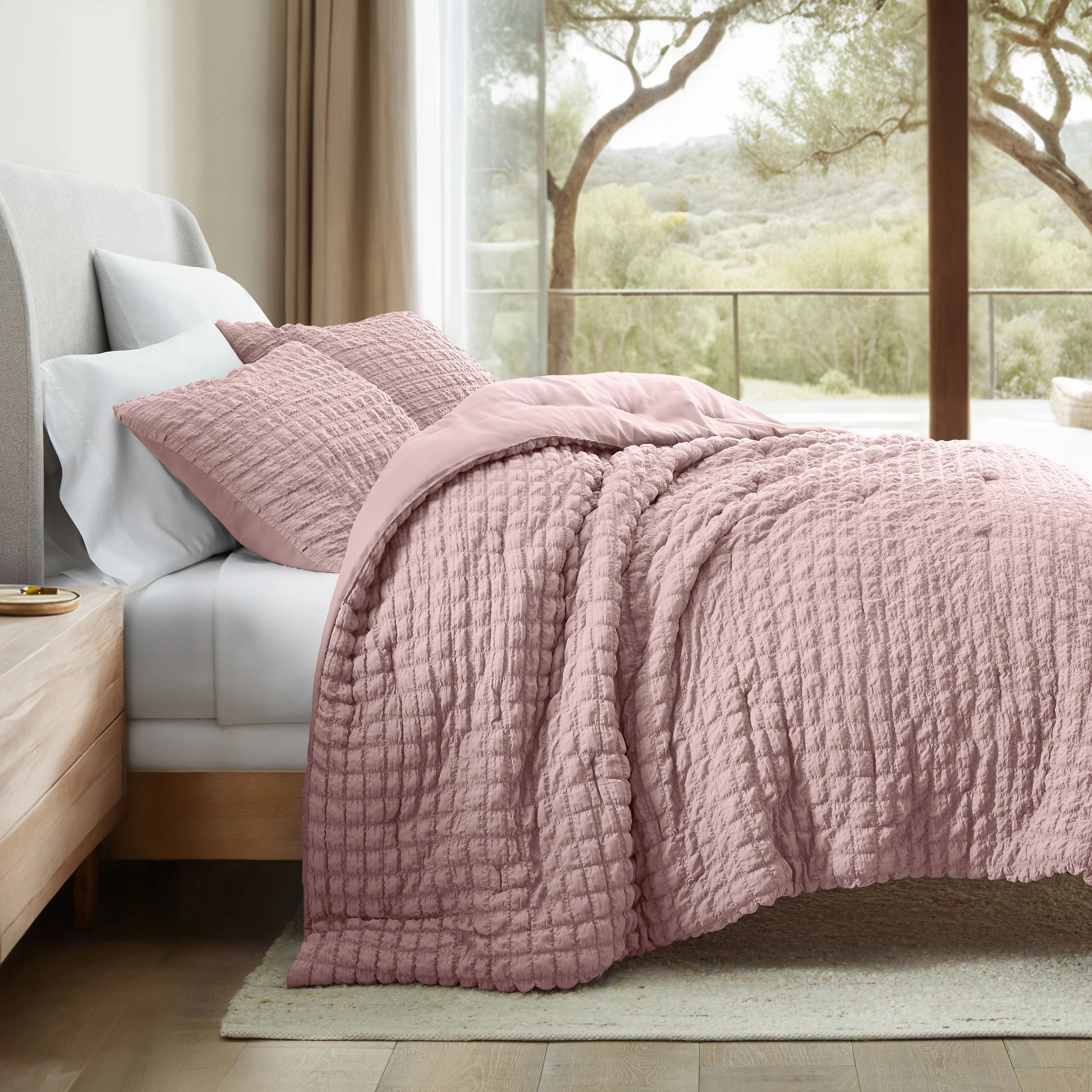 Seersucker Box Textured Comforter Set | Linens & Hutch | Linens and Hutch