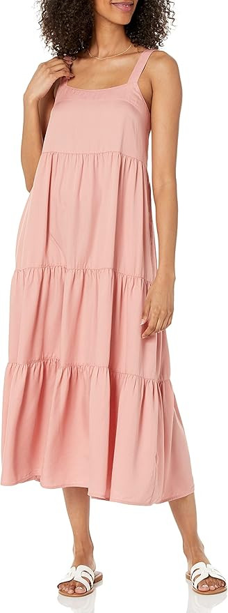 The Drop Women's Britt Tiered Maxi Tent Dress | Amazon (US)