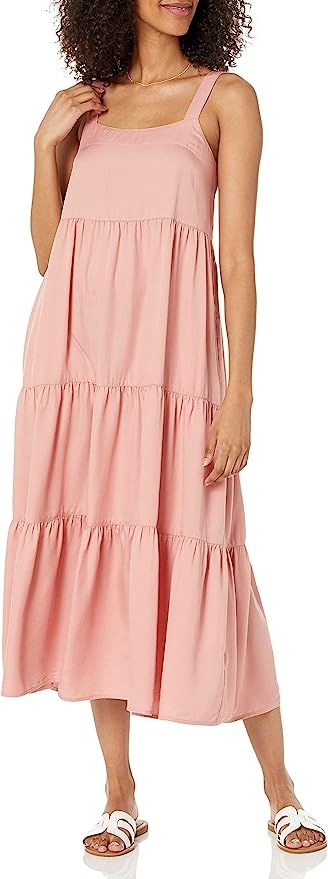 The Drop Women's Britt Tiered Maxi Tent Dress | Amazon (US)