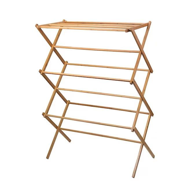 Home it USA Bamboo Clothing Drying Rack | Lowe's