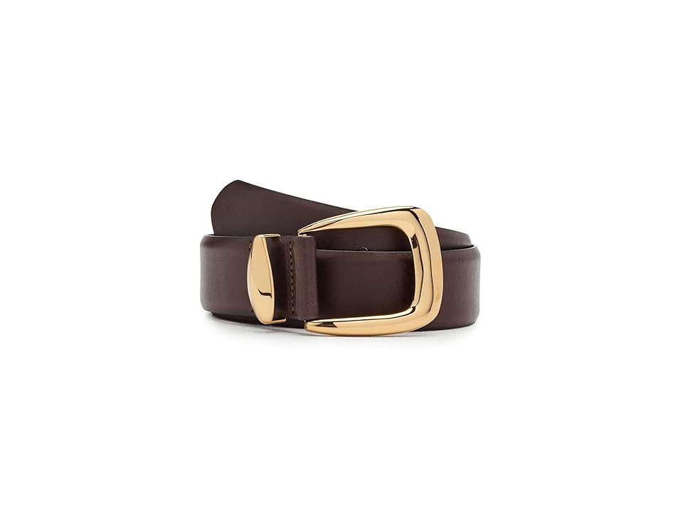 Madewell Chunky Waist Women's Belt Women's Belts Chocolate Raisin : XS, Leather | Zappos