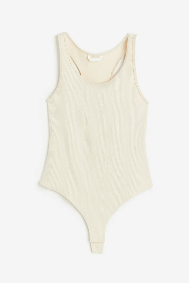 Ribbed Thong Bodysuit | H&M (US + CA)