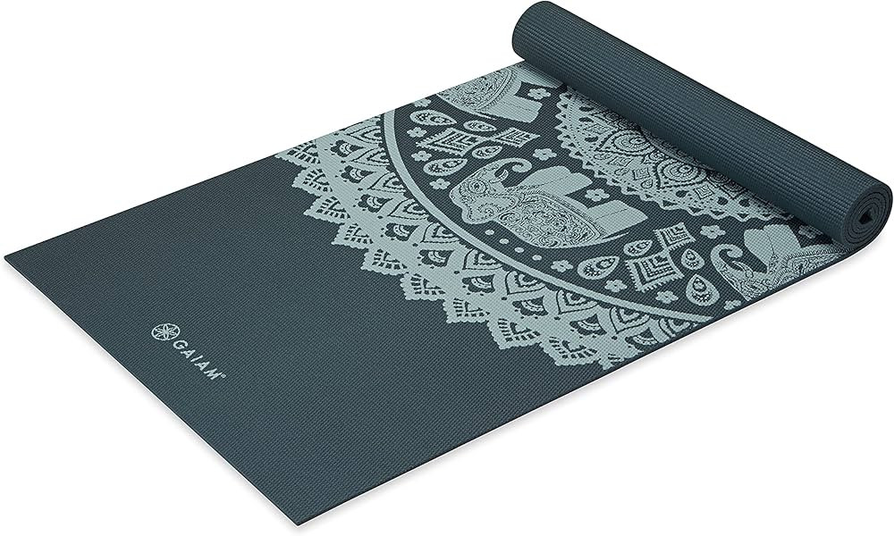 Gaiam Yoga Mat - Premium 6mm Print Extra Thick Non Slip Exercise & Fitness Mat for All Types of Y... | Amazon (US)