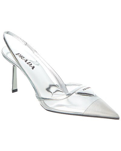 Mesh & Leather Slingback Pump | Gilt & Gilt City