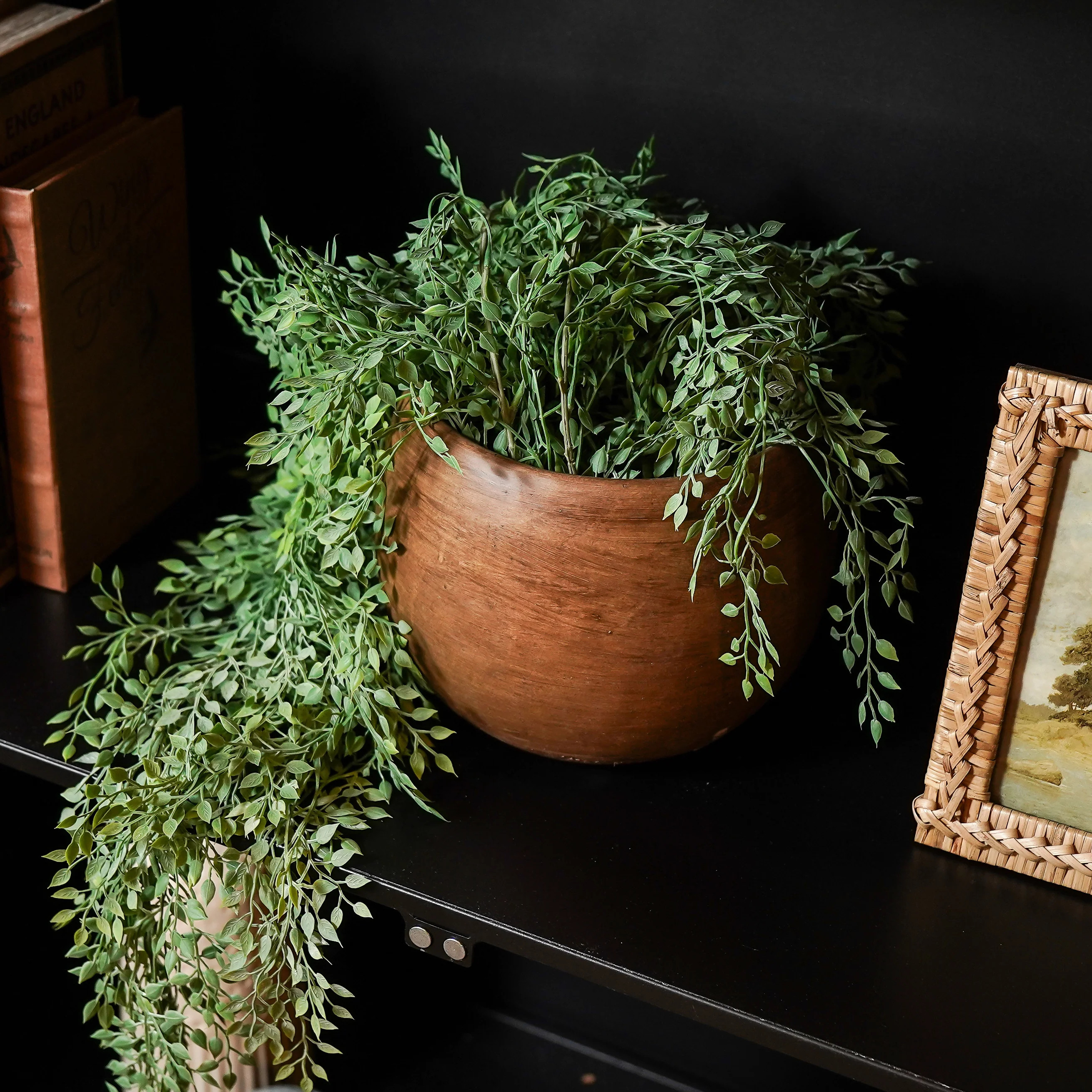 Hanging Real Touch Leaf Bush | MJHome