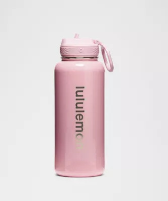 Back to Life Sport Bottle 32oz Straw Lid   Shine | lululemon UK