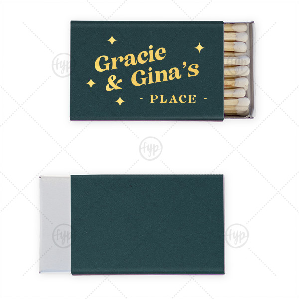 Our Place Matchbook | ForYourParty