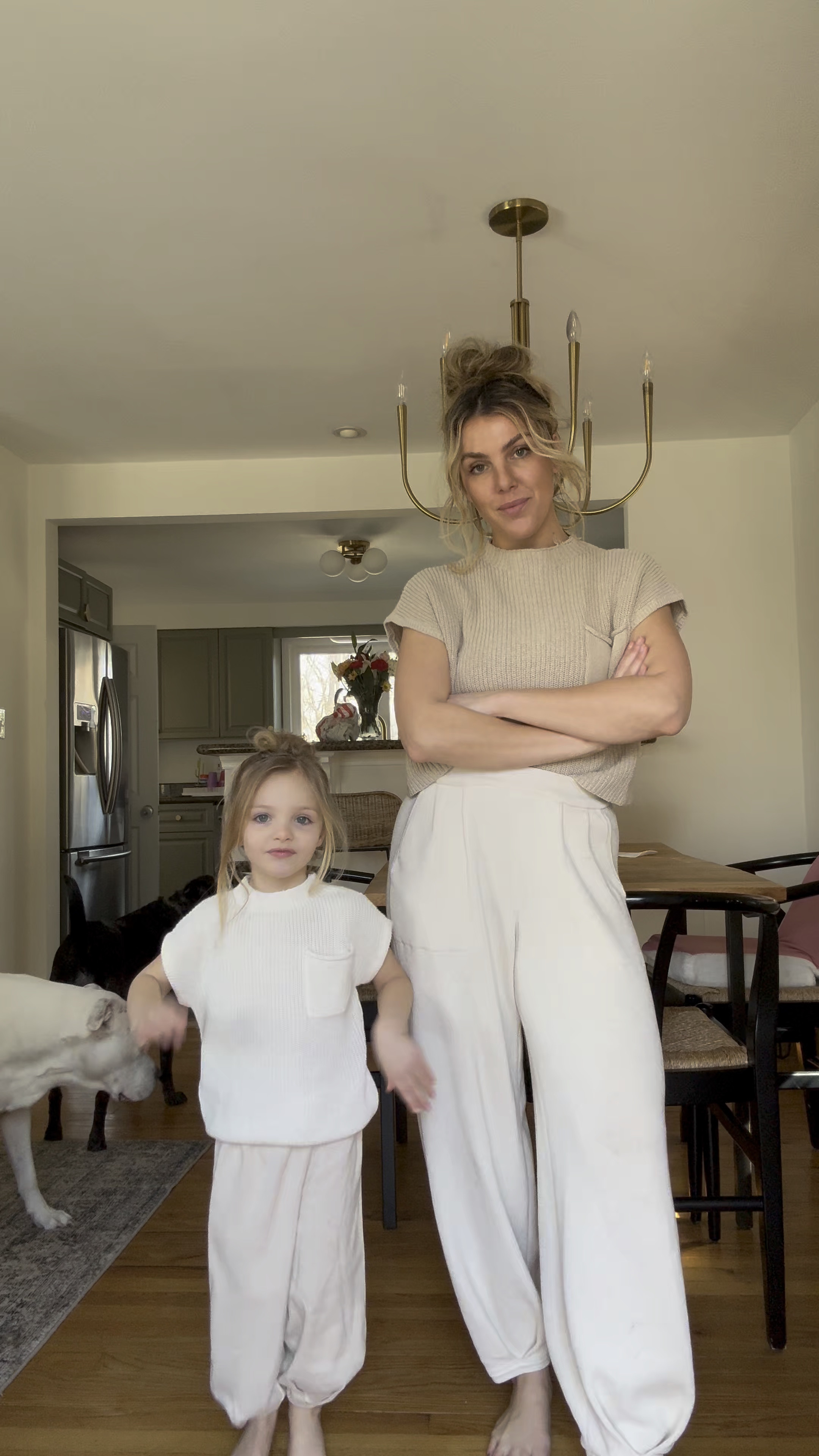 Matchy matchy how adorable is the target version of this infamous free people set ✨💕🫶🏼 

#LTKFindsUnder50 #LTKKids