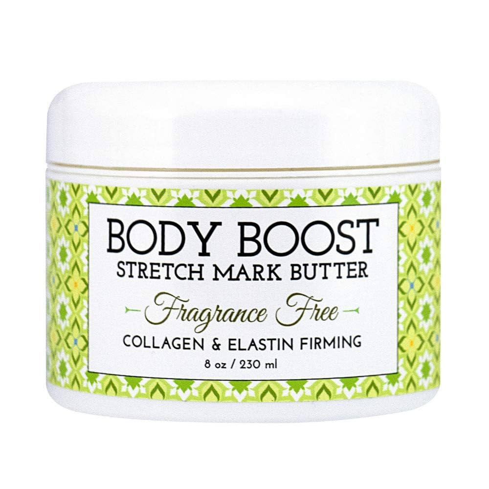 Body Boost Fragrance Free Stretch Mark Butter, 8 oz-Repair Stretch Marks and Scars- Clinically Pr... | Amazon (US)