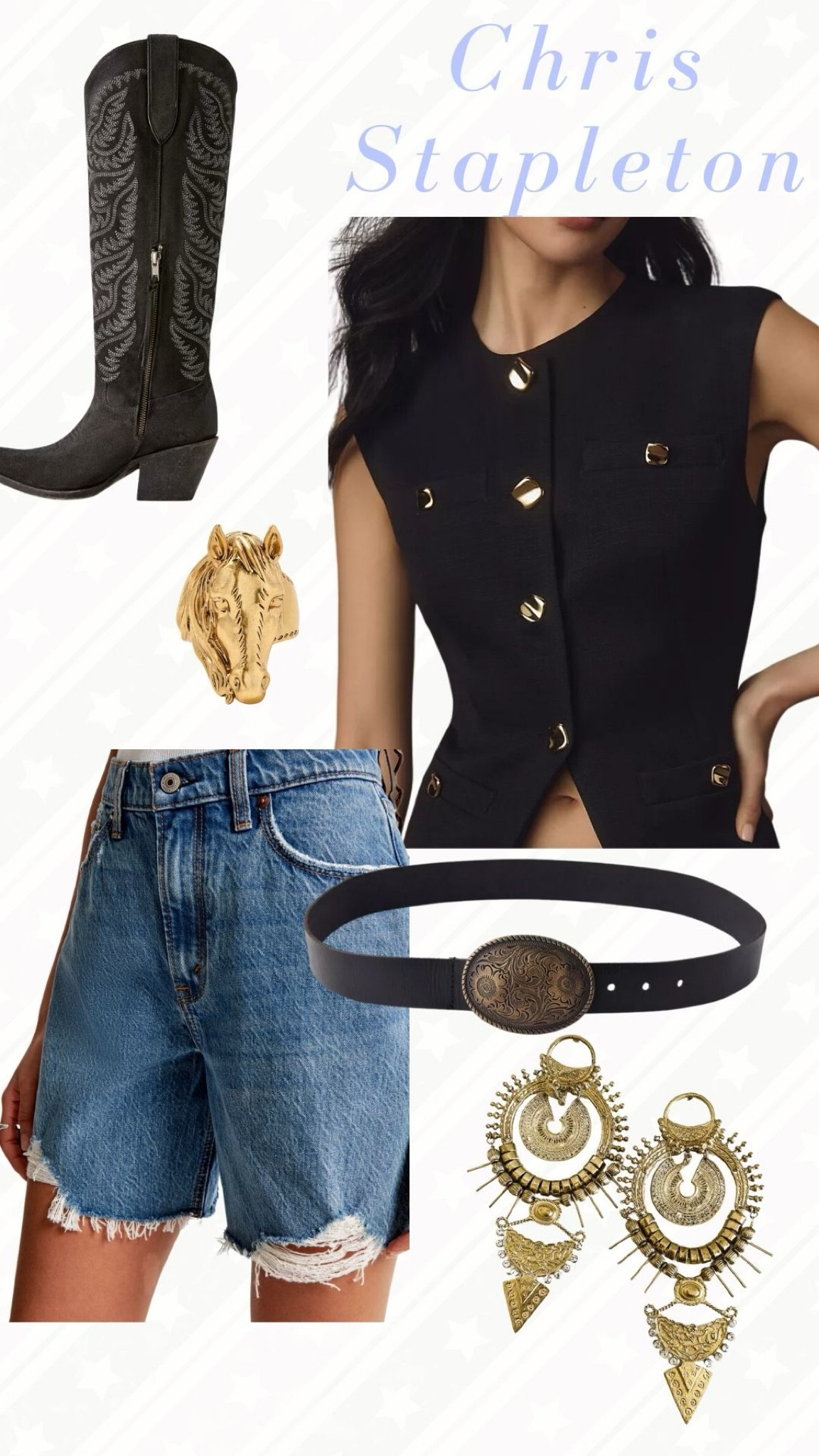 Chris Stapleton Concert Outfit Idea!!

#LTKFestival #LTKStyleTip #LTKFindsUnder100
