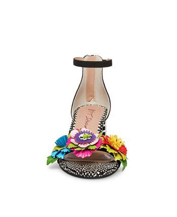 Betsey Johnson Women's Lore Floral Strap Dress Sandals & Reviews - Sandals - Shoes - Macy's | Macys (US)