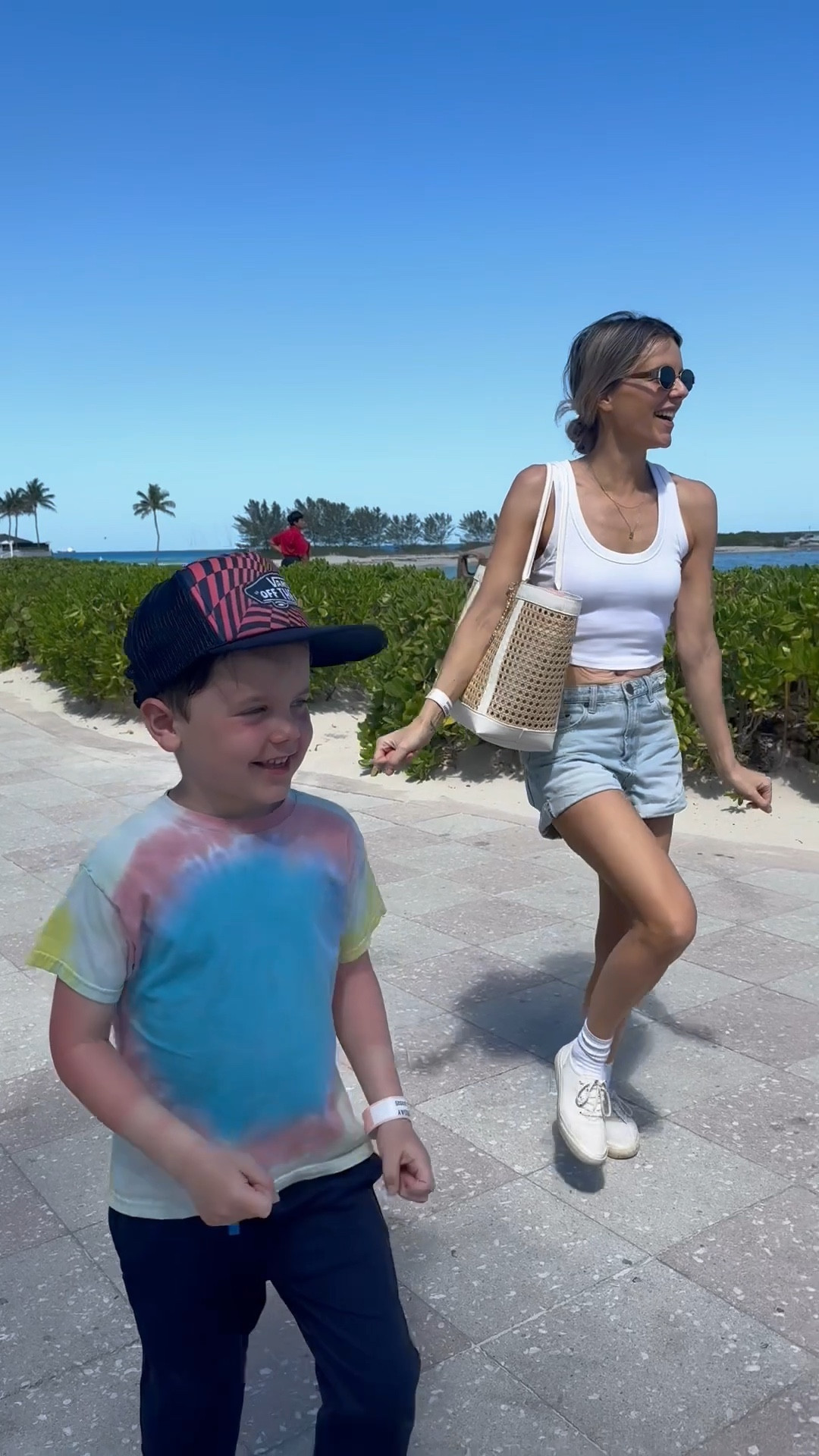 I love the cut of this tank and these are one of my absolute favorite pair of denim shorts ever. Also, if you’re looking for a really cute pair of Cruise socks, these are them! I have like five pairs of them because I love them so much. They are the one teaspoon bandits shorts. So I’m linking a bunch of different colors of them because the exact shade I have is sold out.

#LTKOver40 #LTKFindsUnder100 #LTKTravel