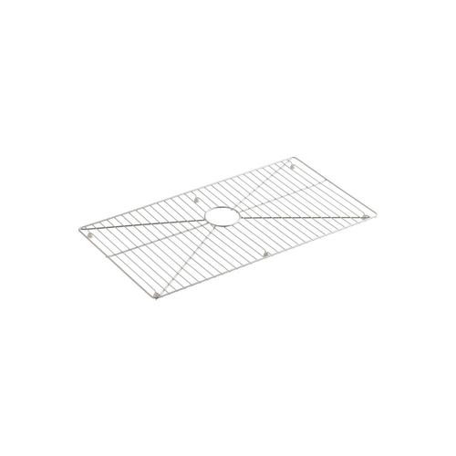 KOHLER Vault 32-in x 16.875-in Stainless Steel Sink Grid Lowes.com | Lowe's