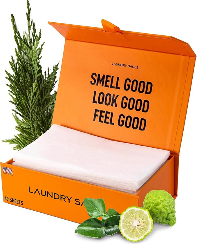 Laundry Sauce - Laundry Dryer Sheets (Italian Bergamot), Luxury Fragrance, Contains Essential Oil... | Amazon (US)