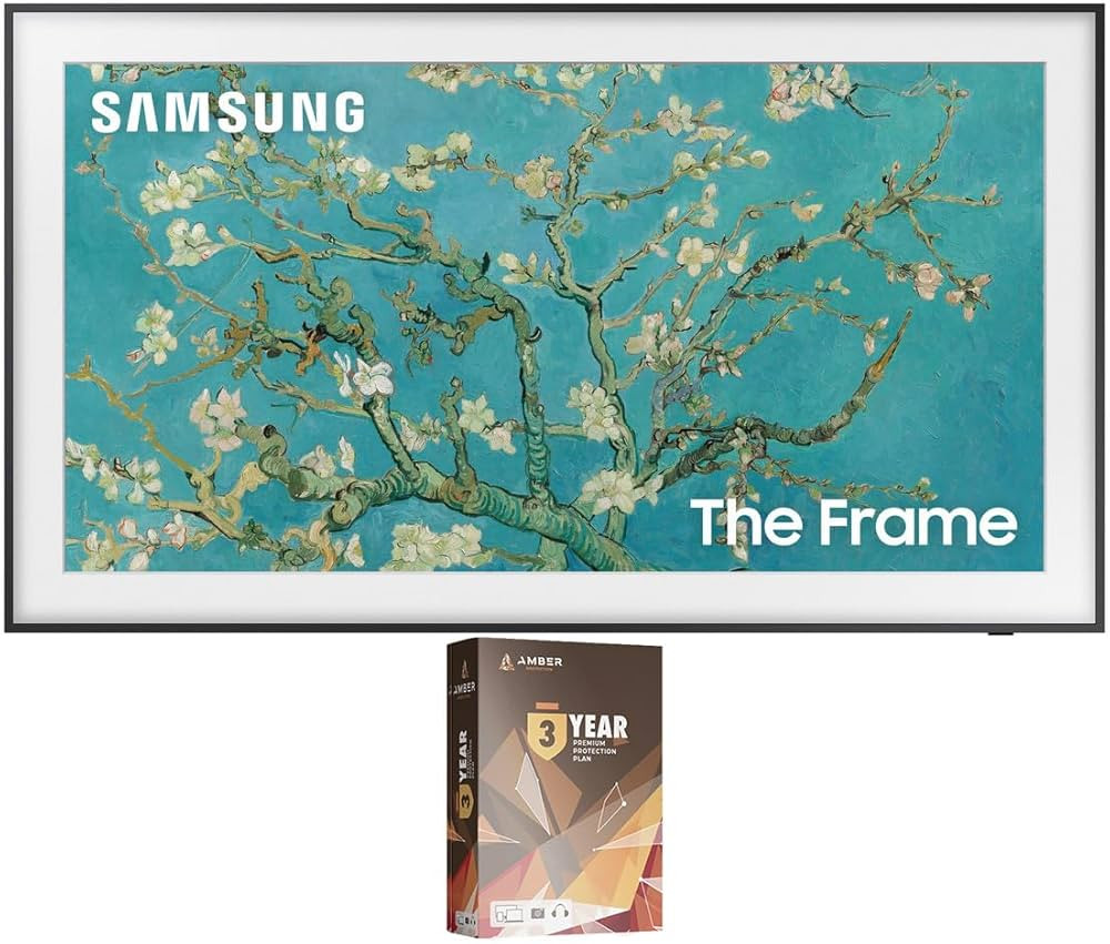 SAMSUNG QN32LS03CBFXZA 32 Inch The Frame QLED Smart TV with Art Mode and 3 Year Amber Protection ... | Amazon (US)