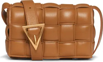 Small Padded Cassette Intrecciato Leather Crossbody Bag | Nordstrom