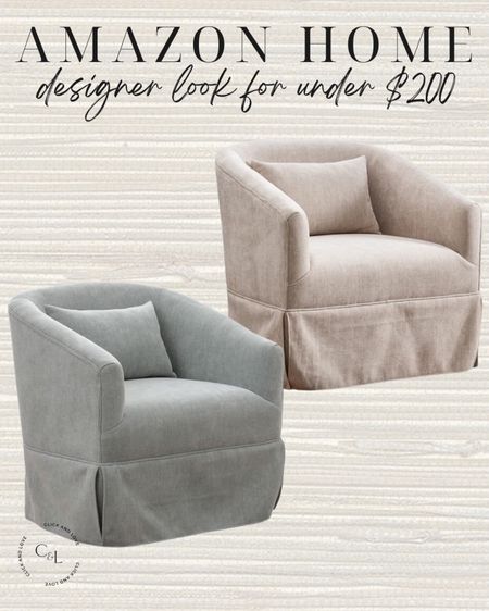 Amazon designer inspired accent chairs under $200! These are a great budget friendly option to add into a seating area or living space 🖤

Accent chair, swivel chair, upholstered chair, accent chair under $200, Living room, bedroom, guest room, dining room, entryway, seating area, family room, Modern home decor, traditional home decor, budget friendly home decor, Interior design, shoppable inspiration, curated styling, beautiful spaces, classic home decor, bedroom styling, living room styling, style tip,  dining room styling, look for less, designer inspired, Amazon, Amazon home, Amazon must haves, Amazon finds, amazon favorites, Amazon home decor #amazon #amazonhome

#LTKStyleTip #LTKHome #LTKSaleAlert