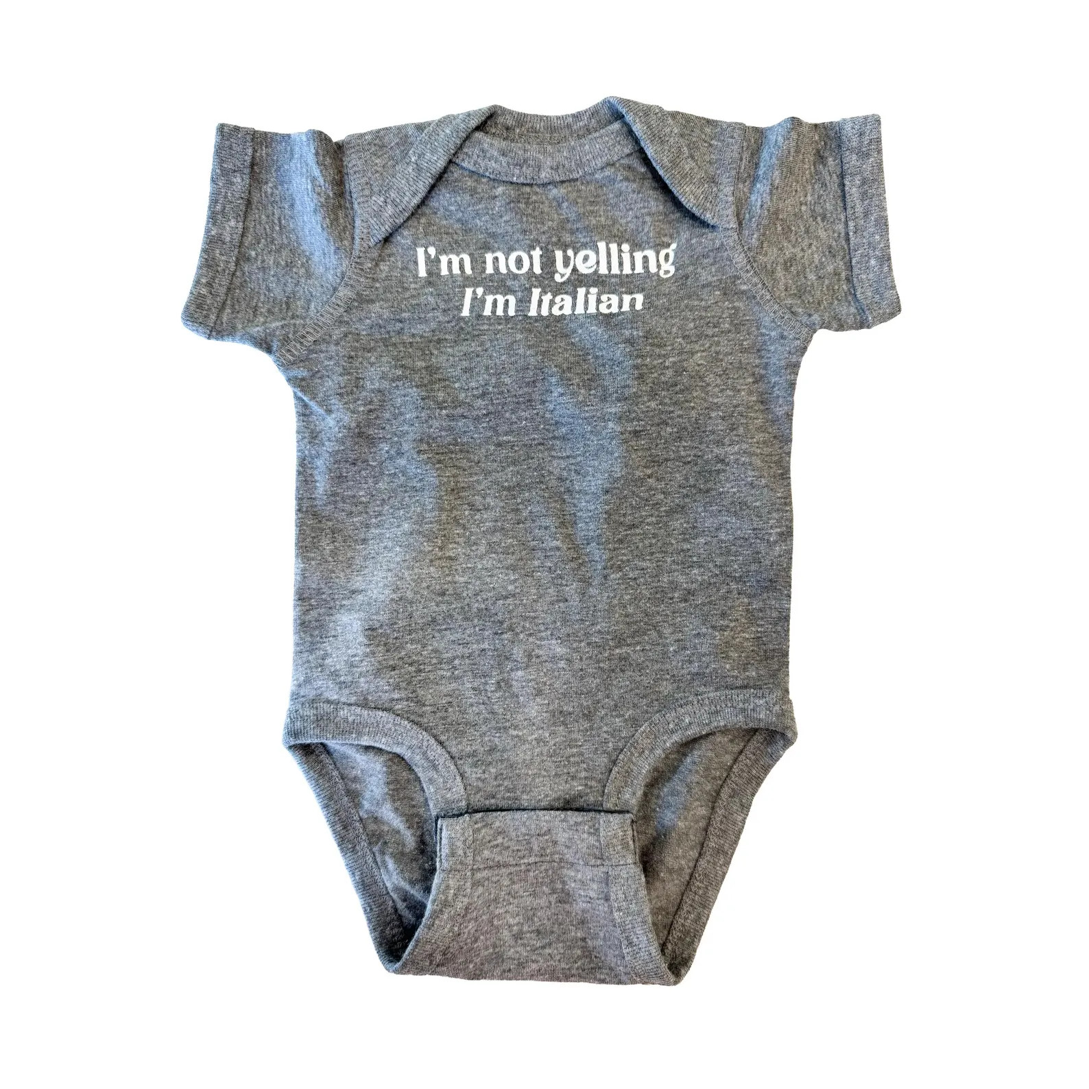 I'm not yelling I'm Italian Baby Onesie®, Funny Italian Baby Gift, Italian Baby Shower Gift, Ita... | Etsy (Global)