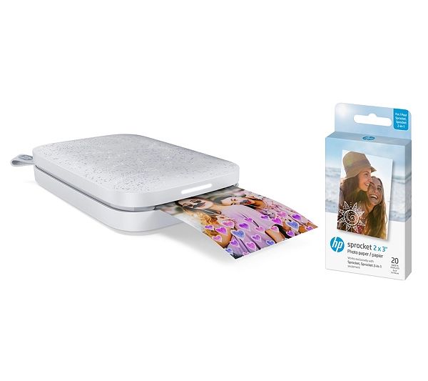HP Sprocket 200 2x3" Photo Printer with 30-count Zink Photo Paper | QVC