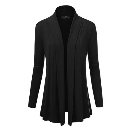 MBJ Womens Open Draped Knit Shawl Cardigan ( XS - XXXL ) | Walmart (US)