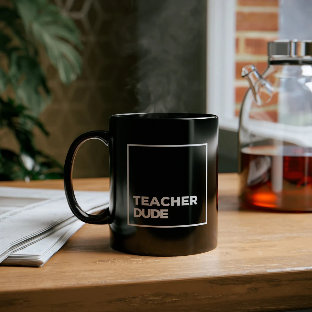 Male Teacher Mug, Gift for Male Teacher, Teacher Dude Mug, Men's Teacher End of Year Birthday Chr... | Etsy (US)