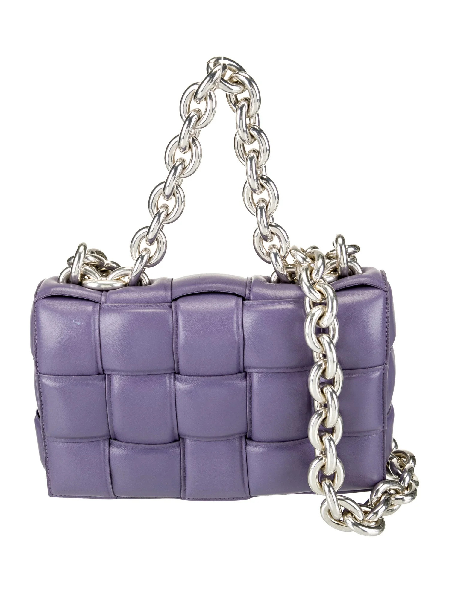 Leather Chain Padded Cassette | The RealReal