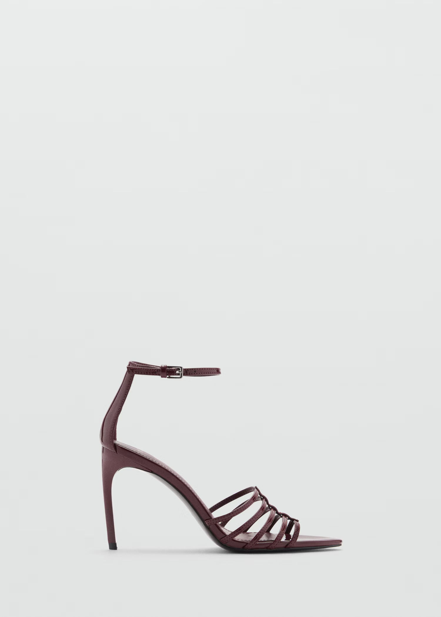 Strappy heeled sandals - Women | MANGO United Kingdom | MANGO (UK)
