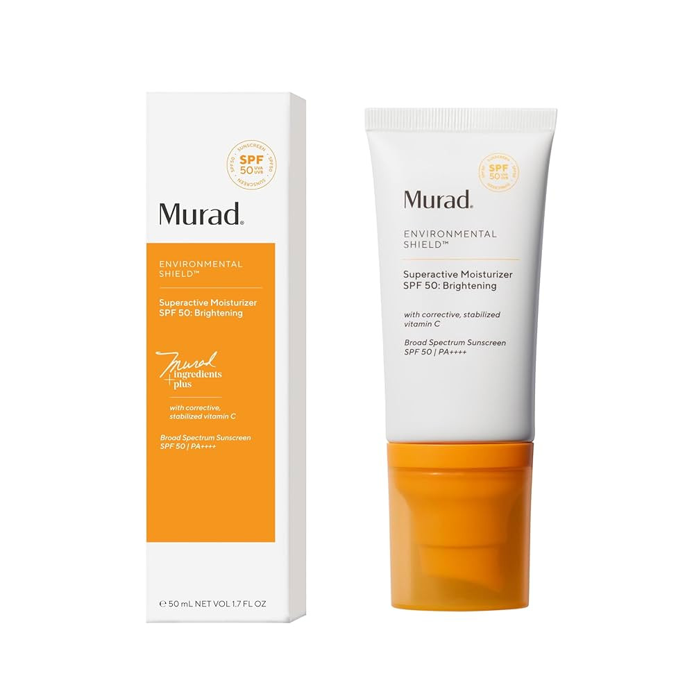 Murad Superactive Brightening Moisturizer SPF 50 Travel - Vitamin C Packed Hydrating Ulta Sheer F... | Amazon (US)
