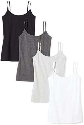 Amazon Essentials Women's Slim-Fit Camisole, Pack of 4 | Amazon (US)