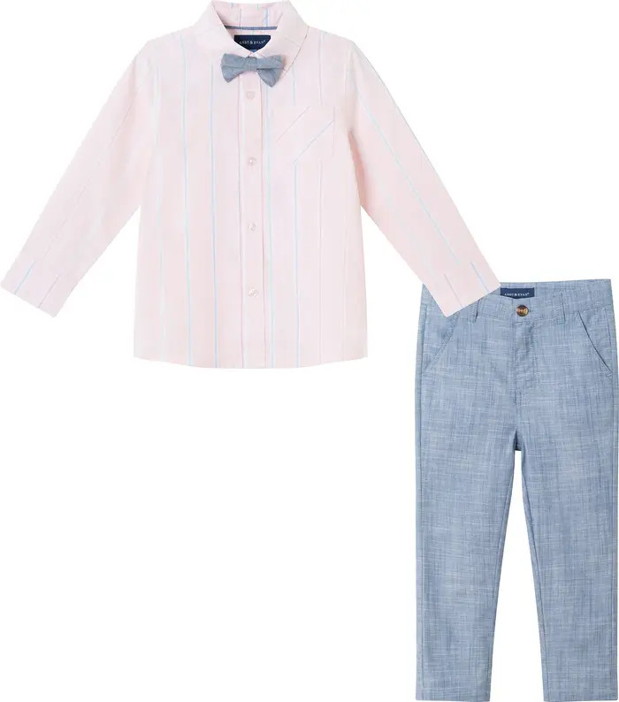 Andy & Evan Kids' Button-Up Shirt, Pants & Bow Tie Set | Nordstromrack | Nordstrom Rack