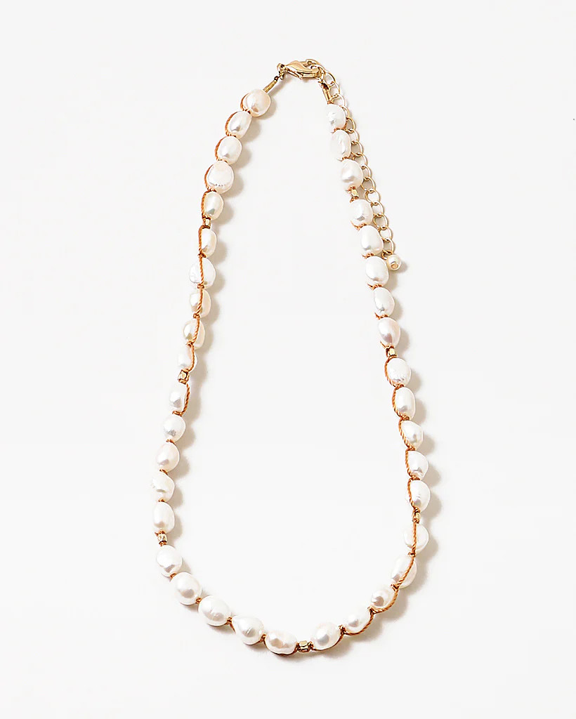 Woven Pearl Necklace | Erin McDermott Jewelry