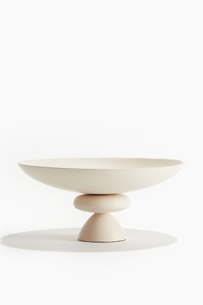 Sculptural Metal Bowl - Natural white - Home All | H&M US | H&M (US + CA)