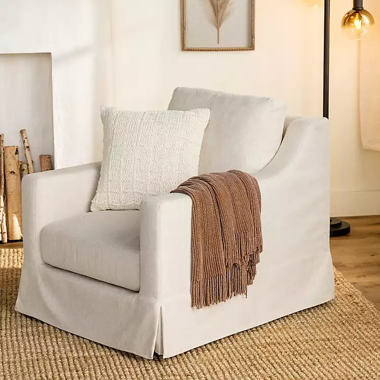 Upholstered Weekend Swivel Accent Chair | Kirkland's Home