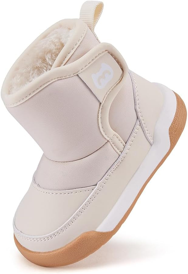 BMCiTYBM Baby Snow Boots Winter Shoes Infant Boys Girls Booties Non Slip Cold Weather 6-24 Months | Amazon (US)