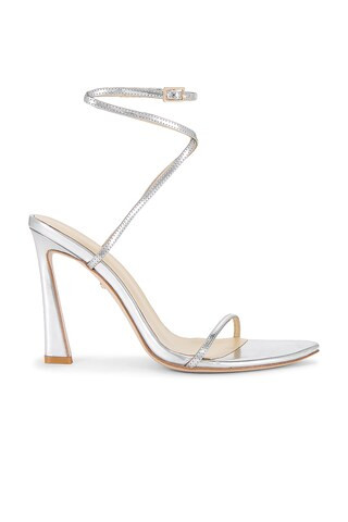 RAYE Moxxi Heel in Silver Metallic from Revolve.com | Revolve Clothing (Global)