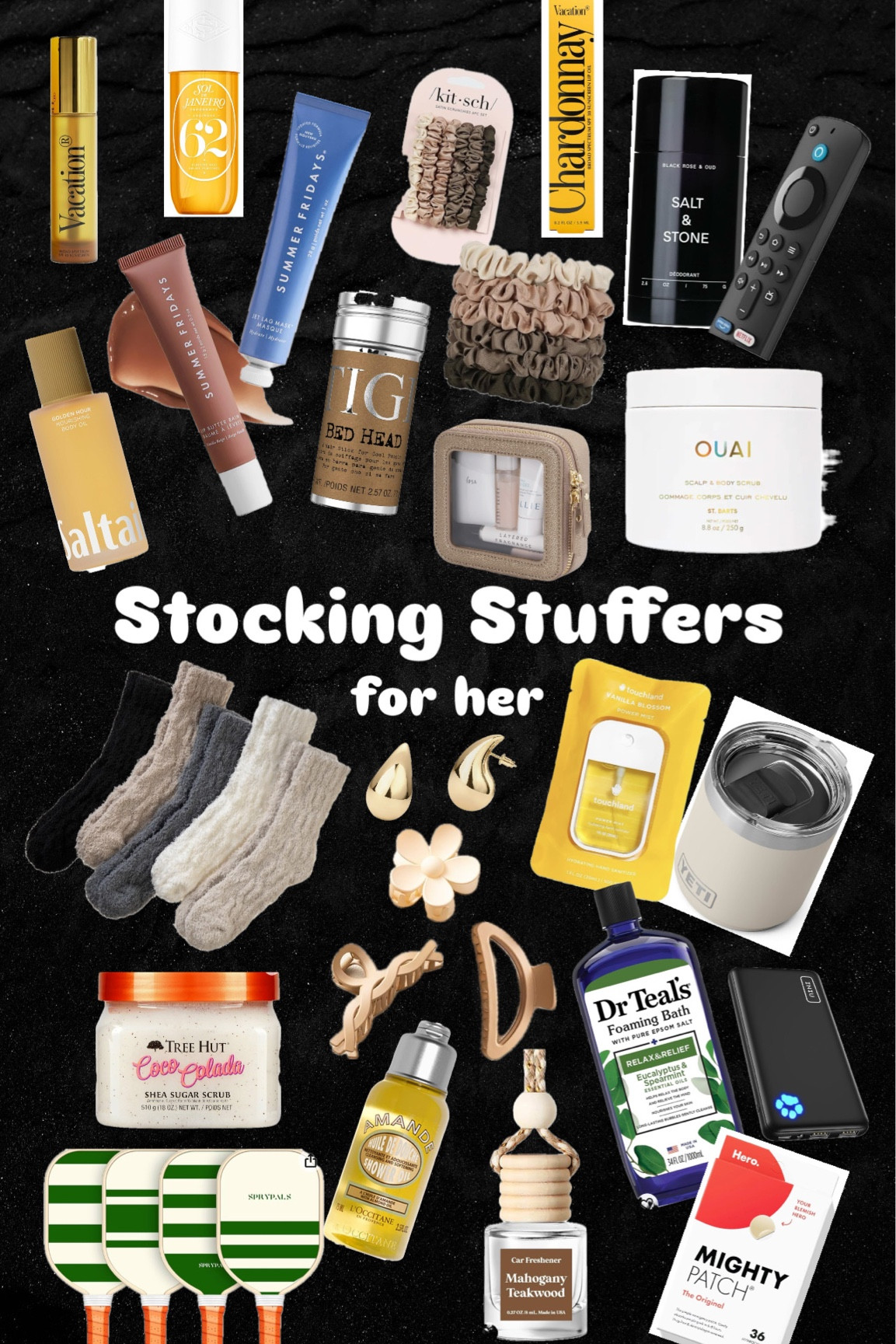 Stocking stuffers for her! #giftguide #stocking #stockingstuffer #christmas #gifts #holidayfinds #sephora #amazon #ltkunder50 #stocking #forher #under50 #amazonfinds #ouai #bedhead #beauty 

#LTKBeauty #LTKGiftGuide #LTKFindsUnder50