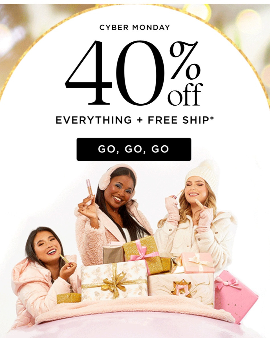 Tarte Cyber Monday Sale 
40% off 
Use code: CYBER


#LTKHoliday #LTKCyberweek #LTKSeasonal